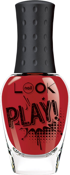 nailLOOK Лак для ногтей Trends Play, тон ярко-красный, 8,5 мл