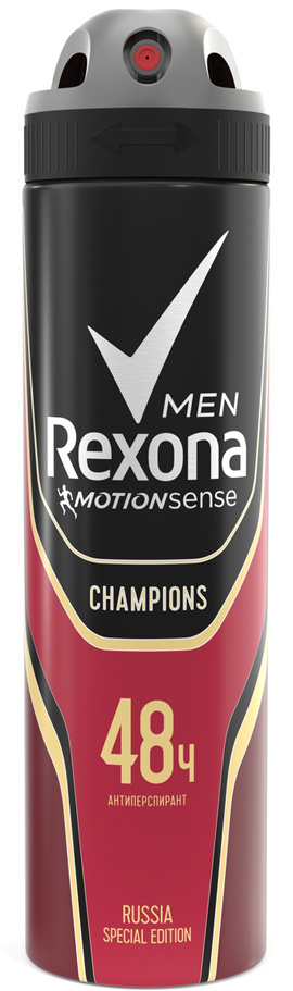 Rexona Men Motionsense Антиперспирант аэрозоль Champions, 150 мл