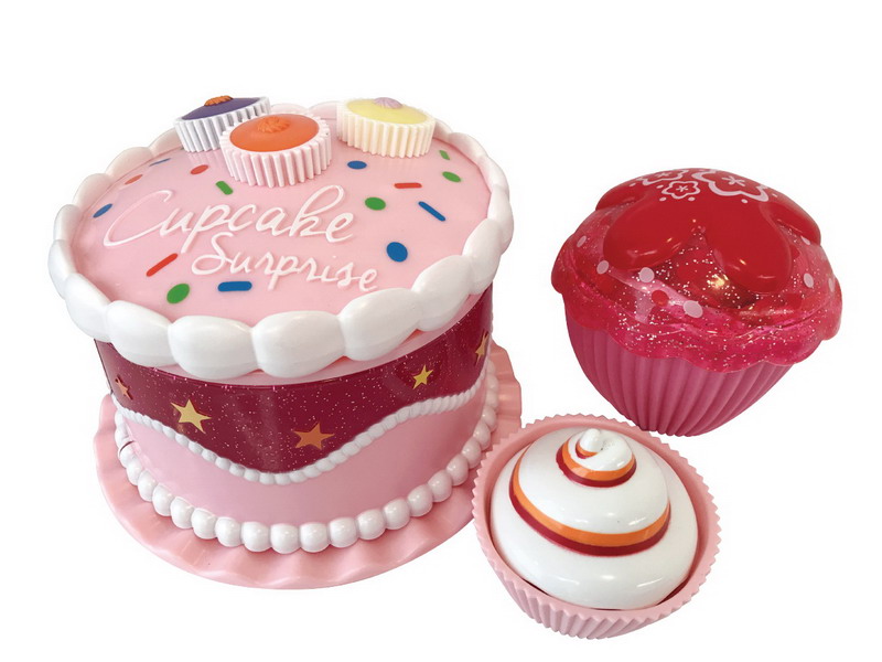 фото Emco Игровой набор Cupcake Surprise Чайная вечеринка с куклой Капкейк и питомцем цвет розовый