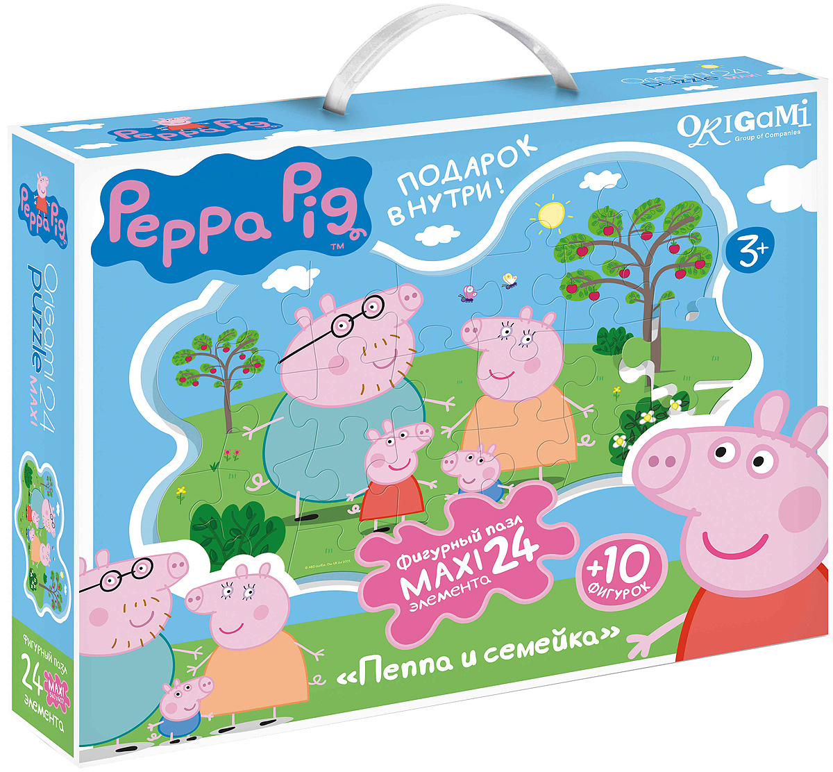 фото Peppa Pig Пазл для малышей Пеппа и семейка Peppa pig (свинка пеппа)