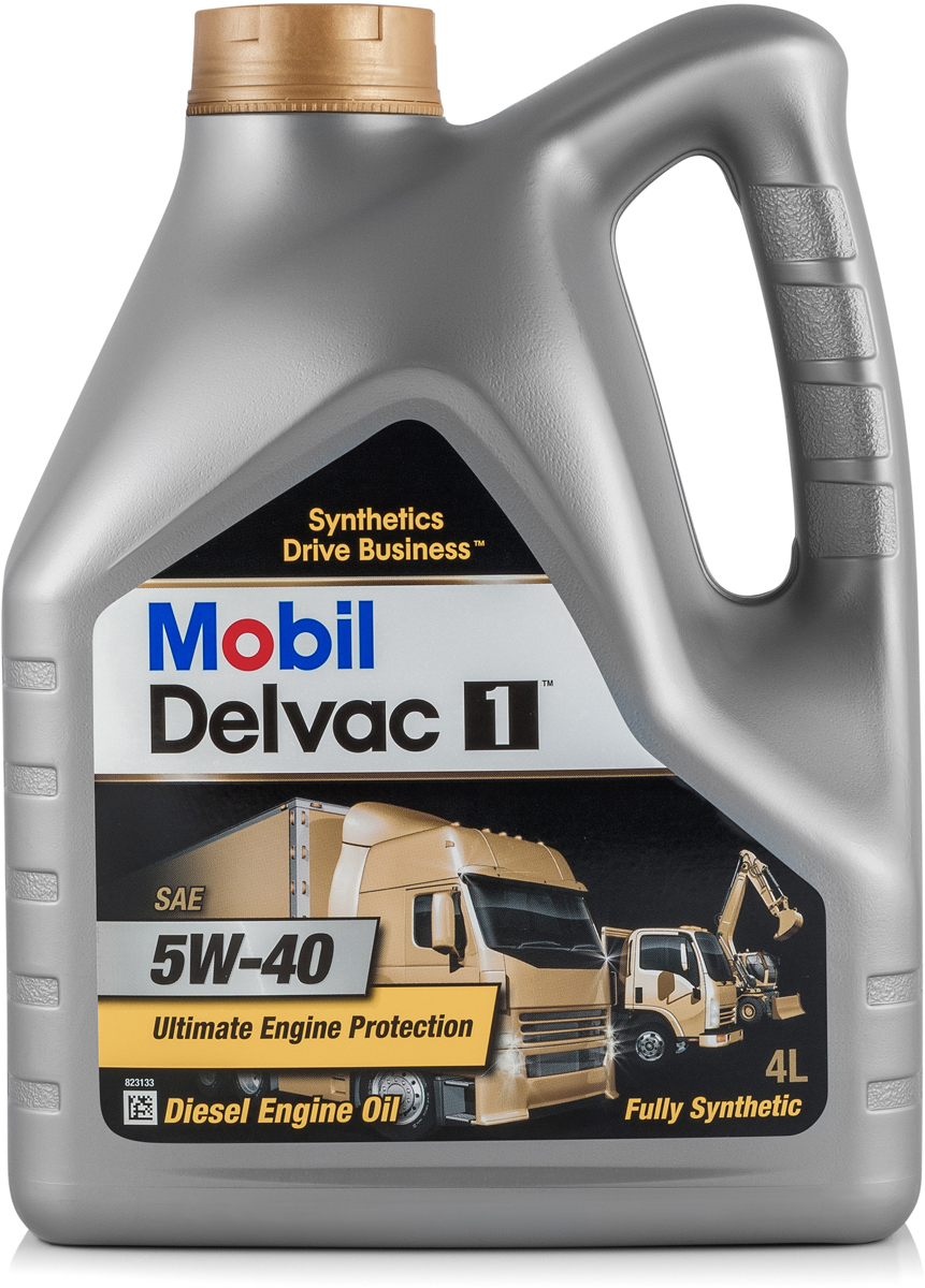 фото Масло моторное Mobil Delvac 1, синтетическое, 5W-40, 4 л