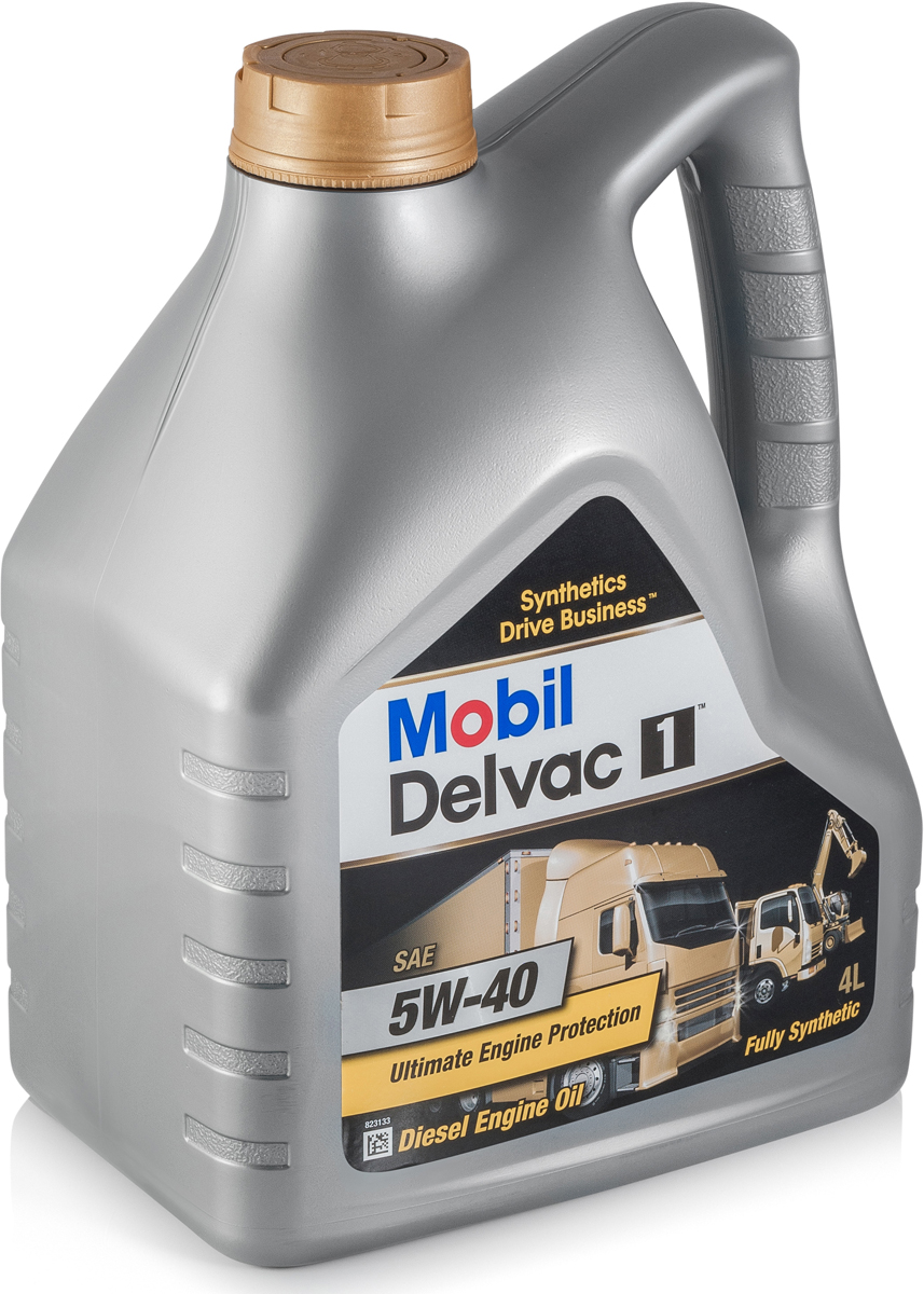 фото Масло моторное Mobil Delvac 1, синтетическое, 5W-40, 4 л