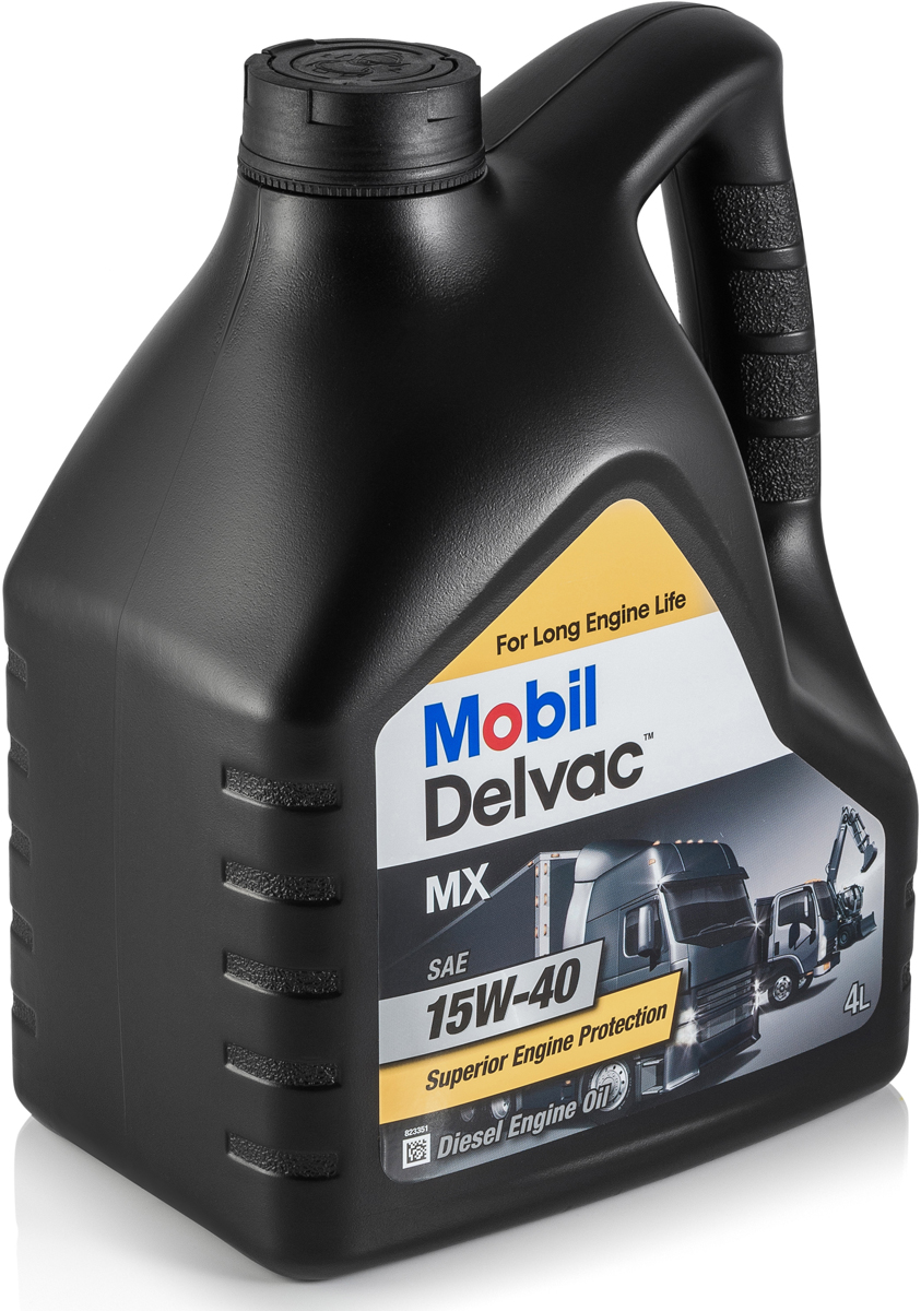 фото Масло моторное Mobil Delvac MX, минеральное, 15W-40, 4 л