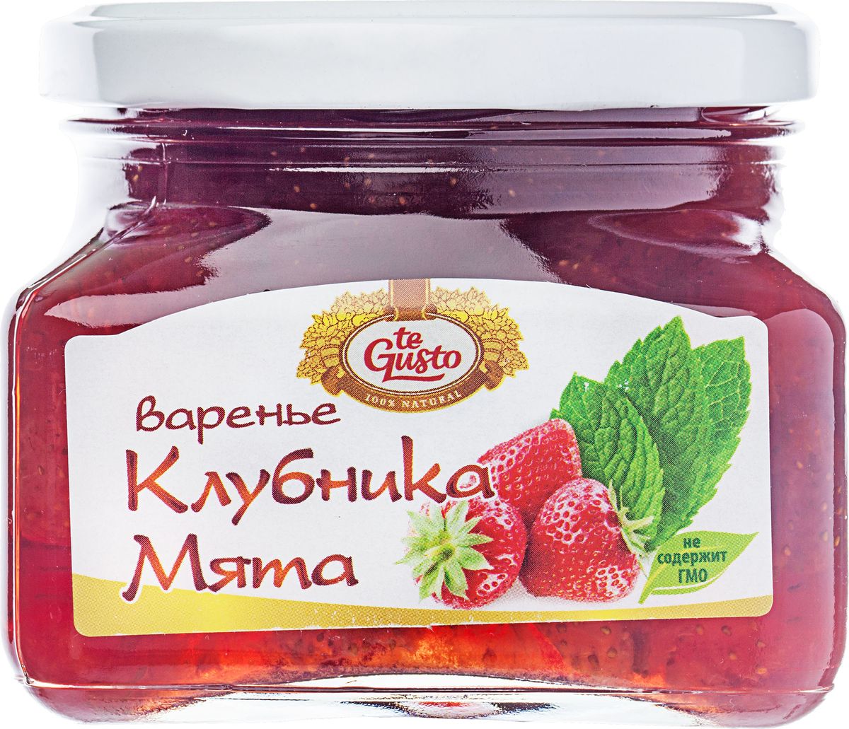 фото te Gusto Варенье из клубники с мятой, 430 г