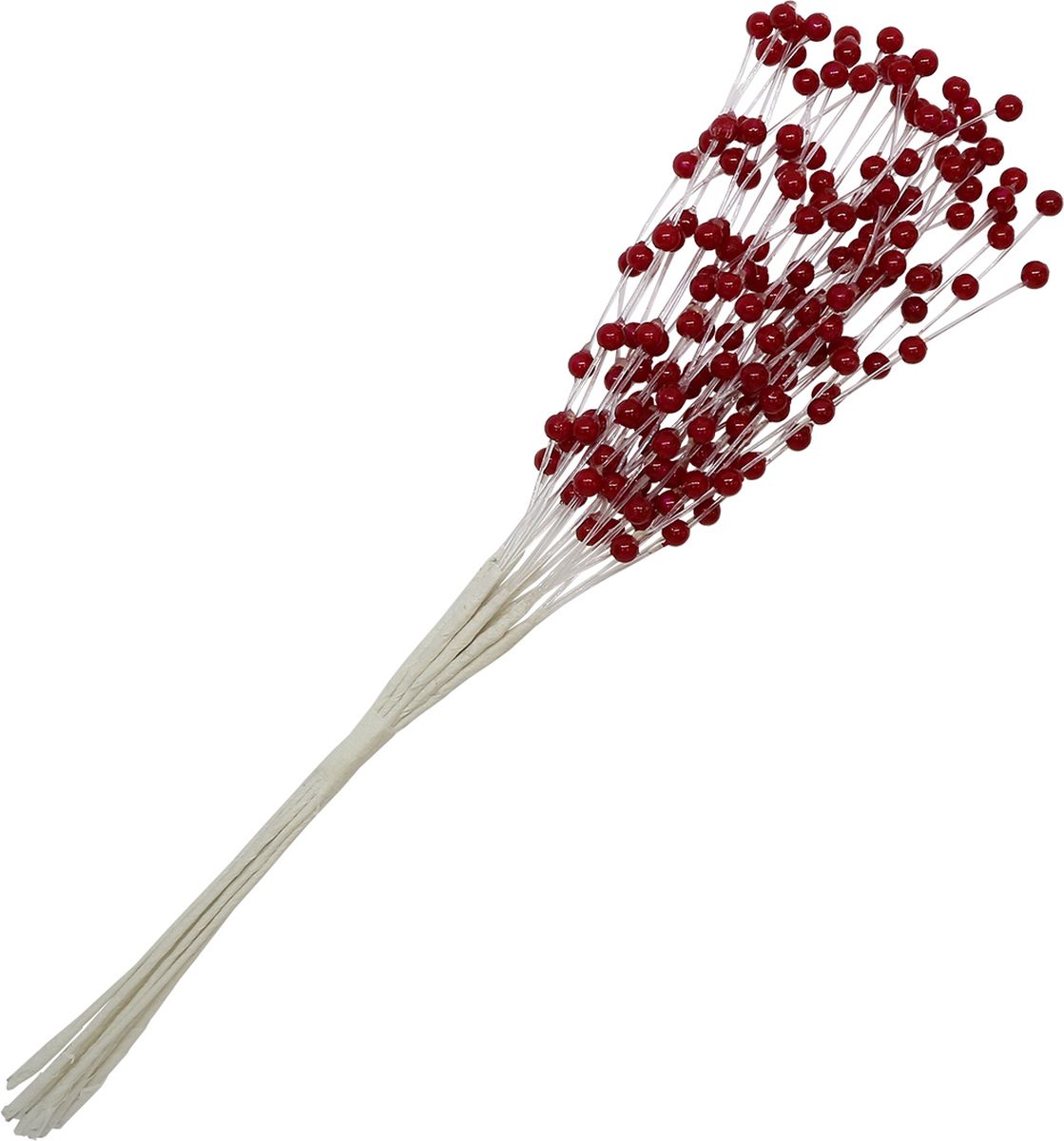 фото Украшение для скрапбукинга "Цветы", цвет: красный, 0,4 х 19 см