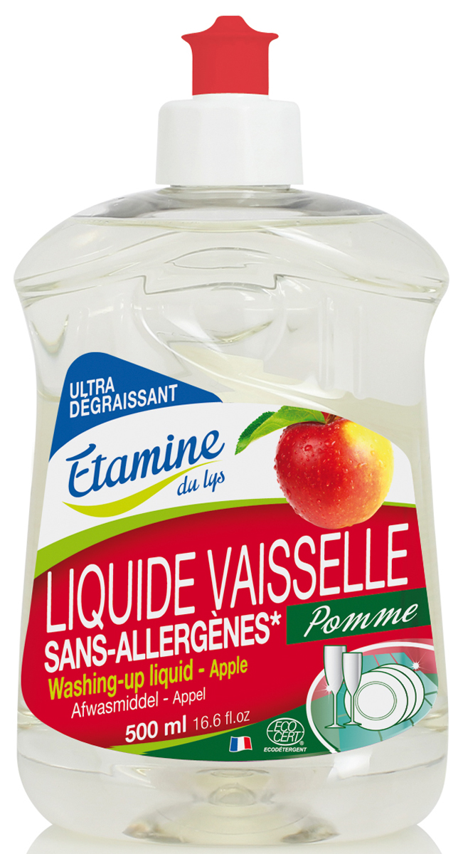 фото Экологичное средство для мытья посуды Etamine du Lys "Яблоко", 500 мл