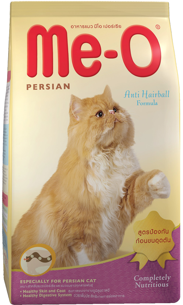 фото Корм сухой PCG "Ме-О", для персидских и других длинношерстных кошек, 7 кг
