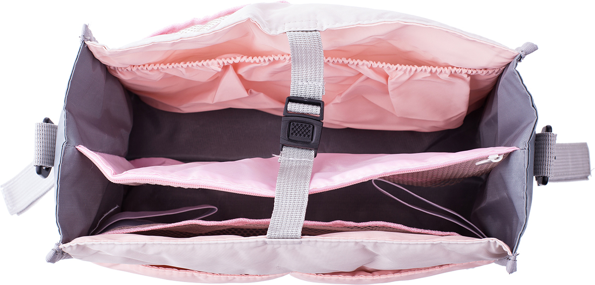 фото Сумка-органайзер Homsu "Basic", на коляску, цвет: розовый, 30 х 15 х 20 см