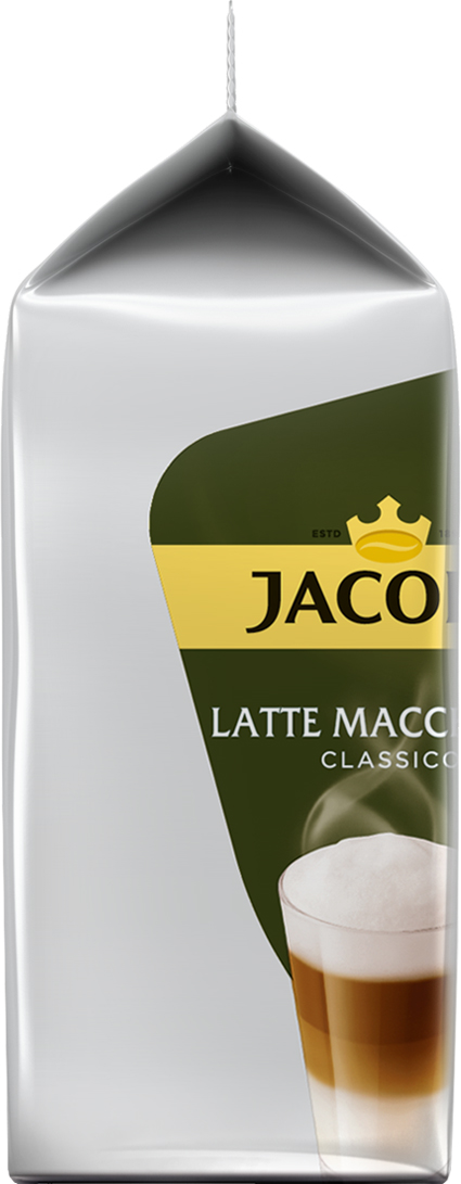 фото Кофе в капсулах Tassimo Jacobs Latte Macchiato Classico, c жидким молоком, 8 порций