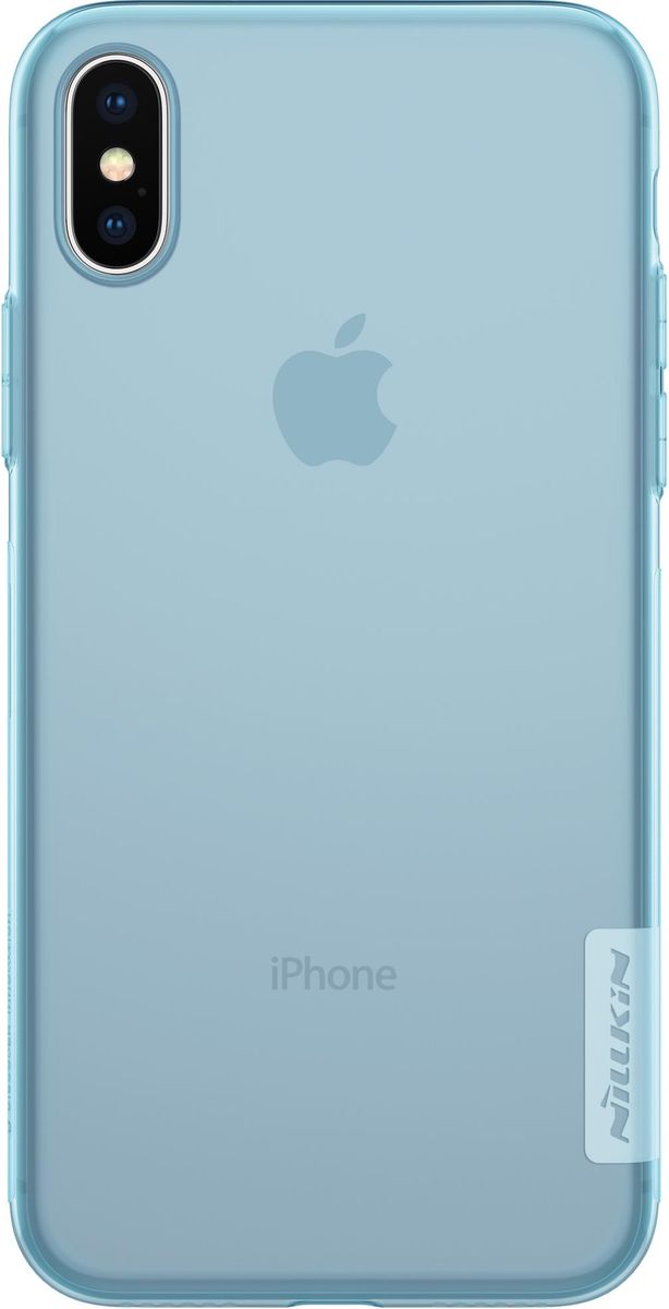 Nillkin Nature TPU Case чехол-накладка для Apple iPhone X, Blue