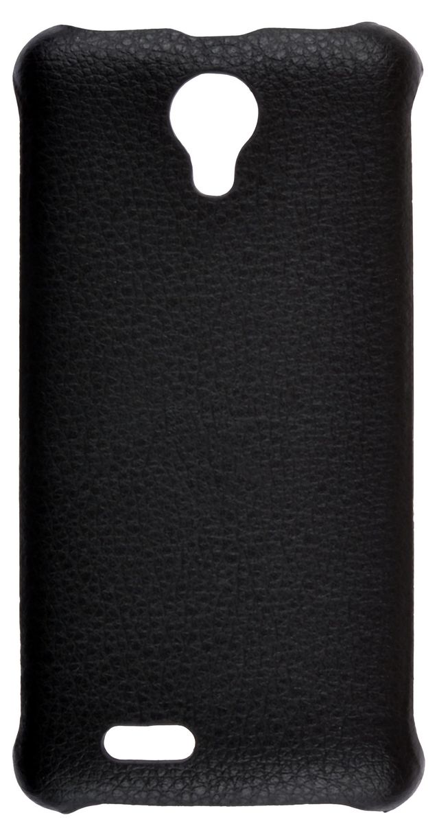 Skinbox Leather Shield чехол-накладка для Digma Q400 3G HIT, Black