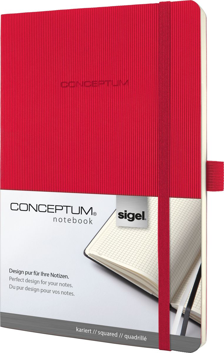 Sigel Блокнот Conceptum Hardcover цвет красный 97 листов в клетку Sigel Блокнот Conceptum Hardcover цвет красный 97 листов в клетку