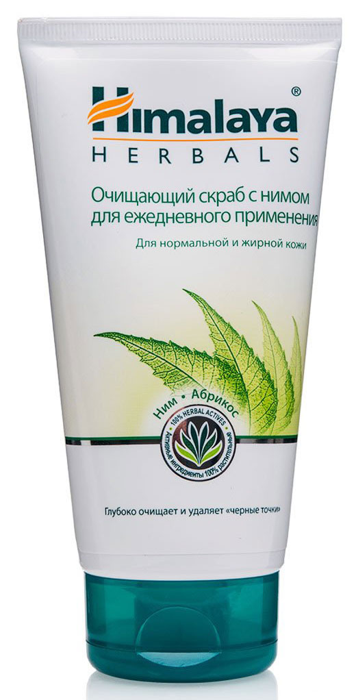 фото Himalaya Herbals Очищающий скраб для лица, с нимом, для проблемной кожи, 150 мл