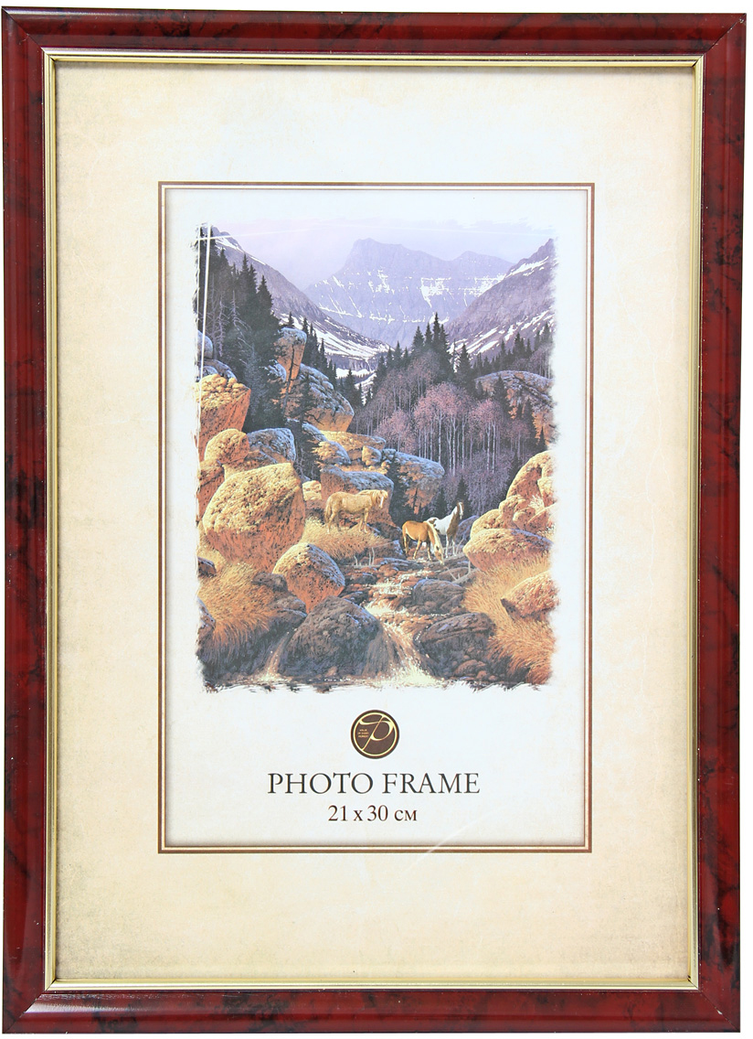 фото Фоторамка "Pioneer", цвет: бордовый, 21 х 30 см. 52177 PS 9183-8