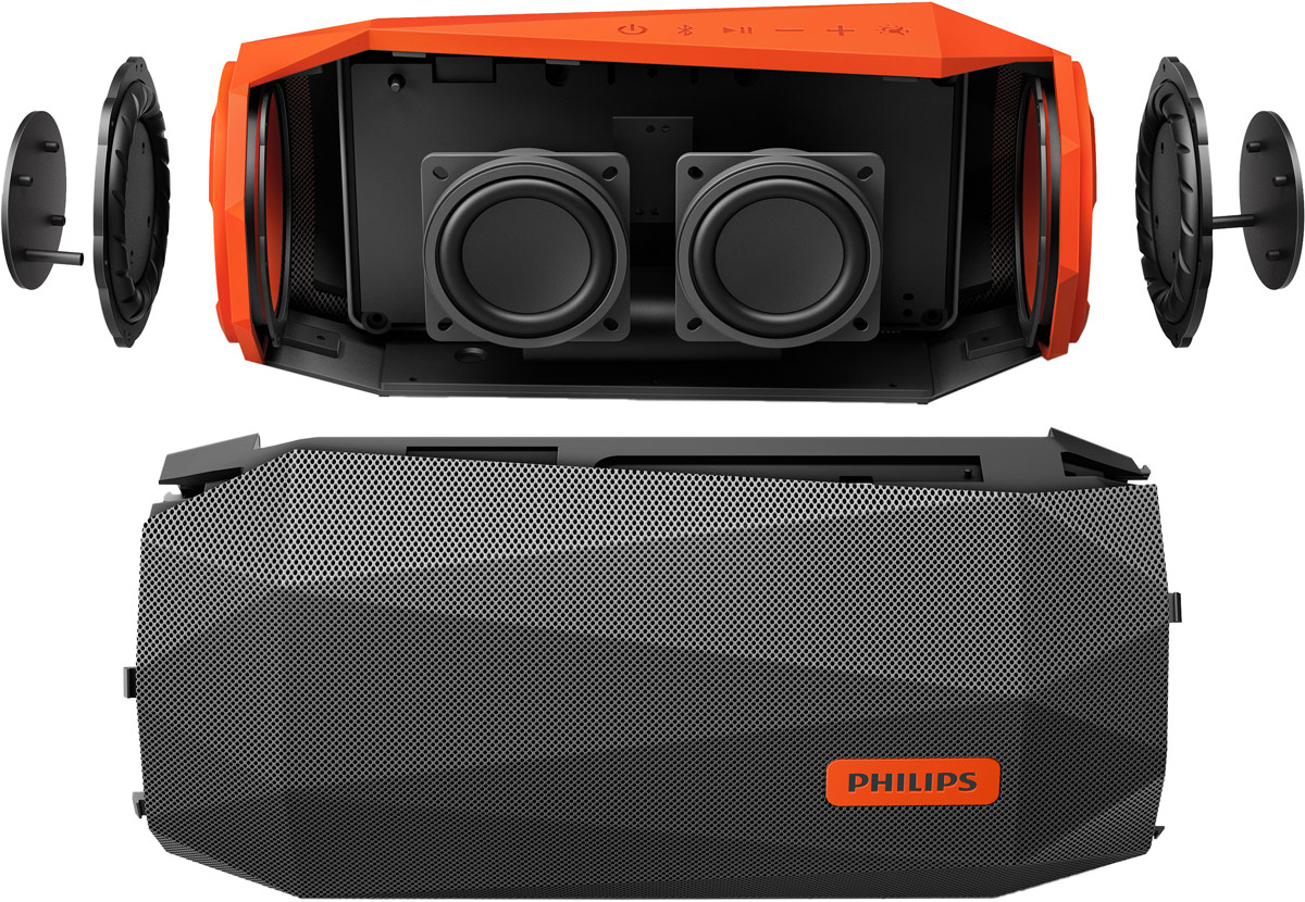 фото Philips SB500 ShoqBox, Orange портативная акустическая система