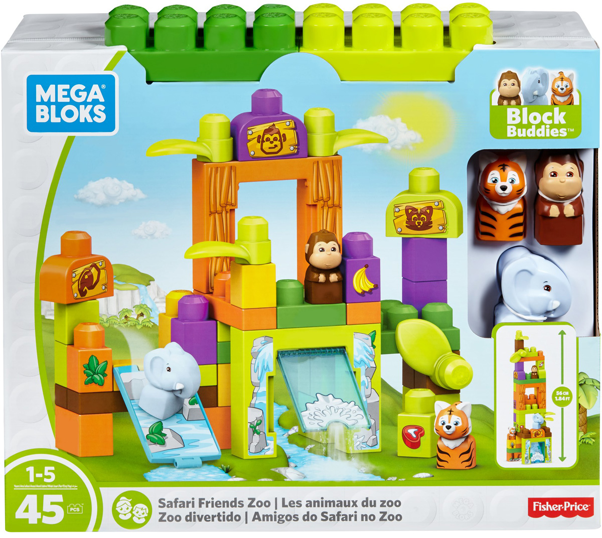 фото Mega Bloks Mega IPS Storytelling Конструктор Зоопарк Сафари Mega bloks/mega construx