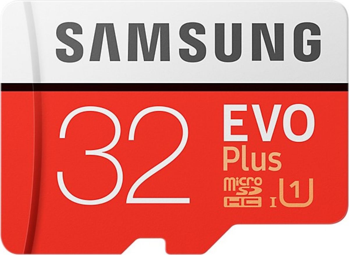 фото Samsung microSDHC EVO+ V2 32 GB карта памяти с адаптером