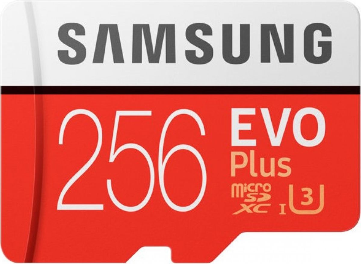 фото Samsung microSDXC EVO+ V2 256 GB карта памяти с адаптером