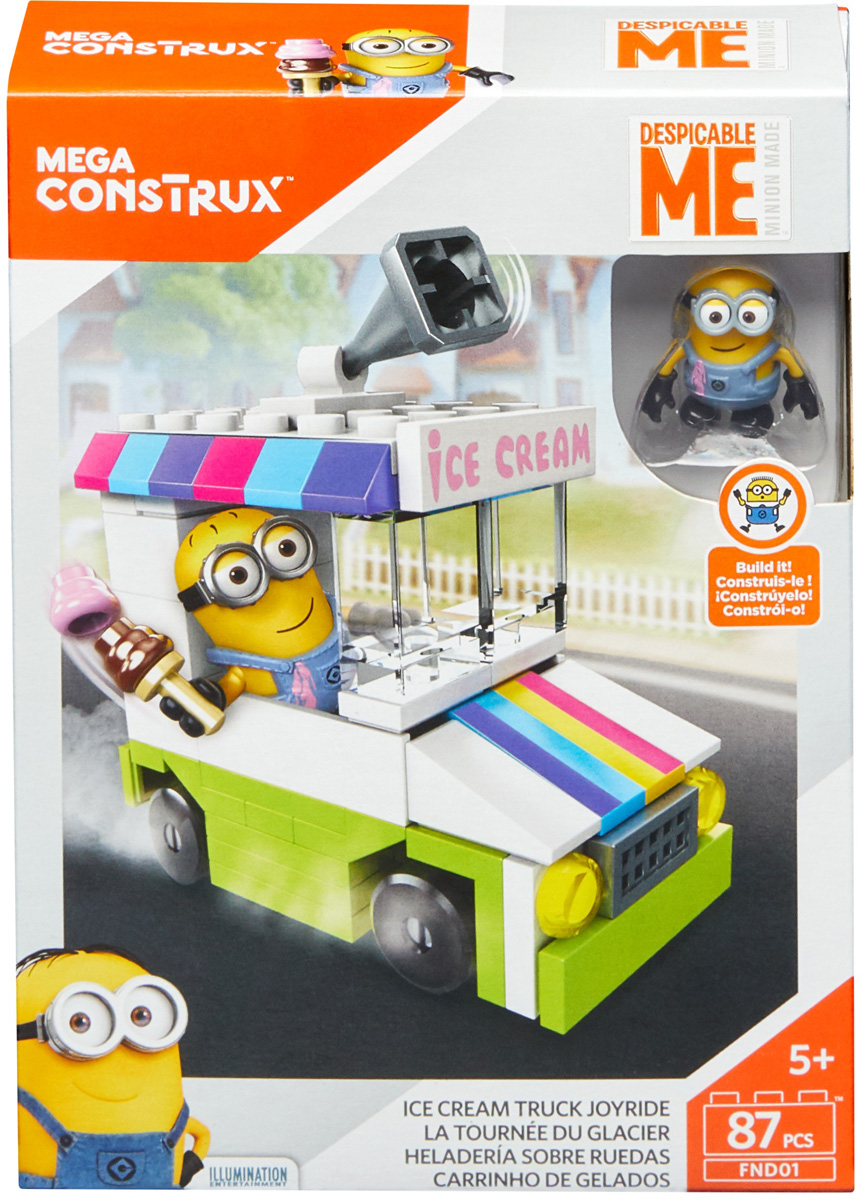 фото Mega Construx Despicable Me Конструктор Грузовичок с мороженым Mega bloks/mega construx