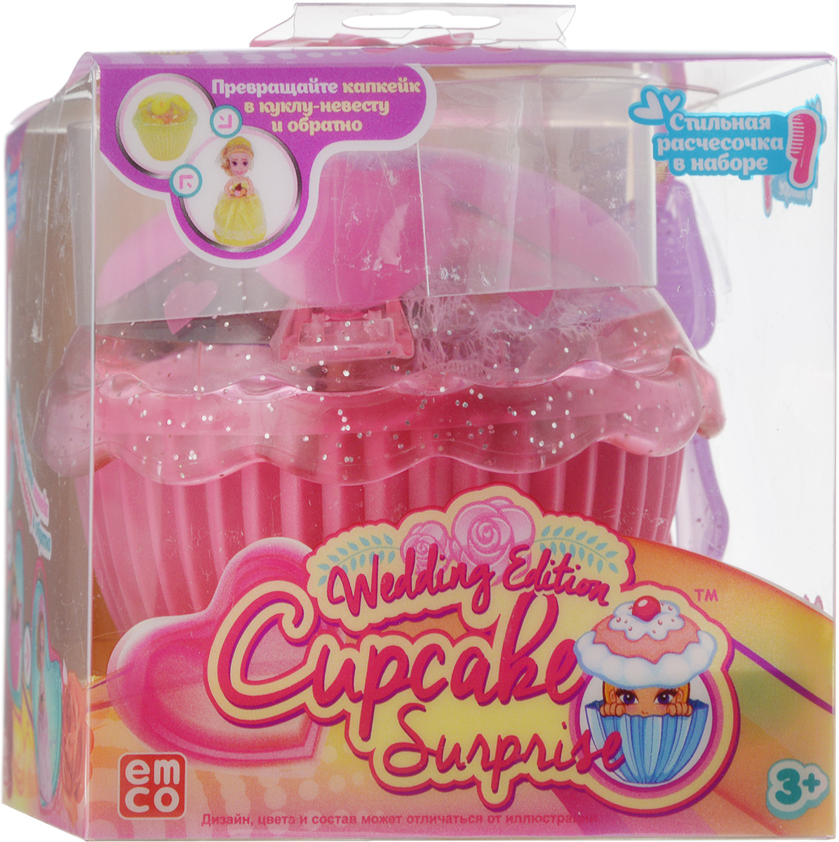 фото Emco Кукла-Капкейк Cupcake Surprise Невеста цвет розовый