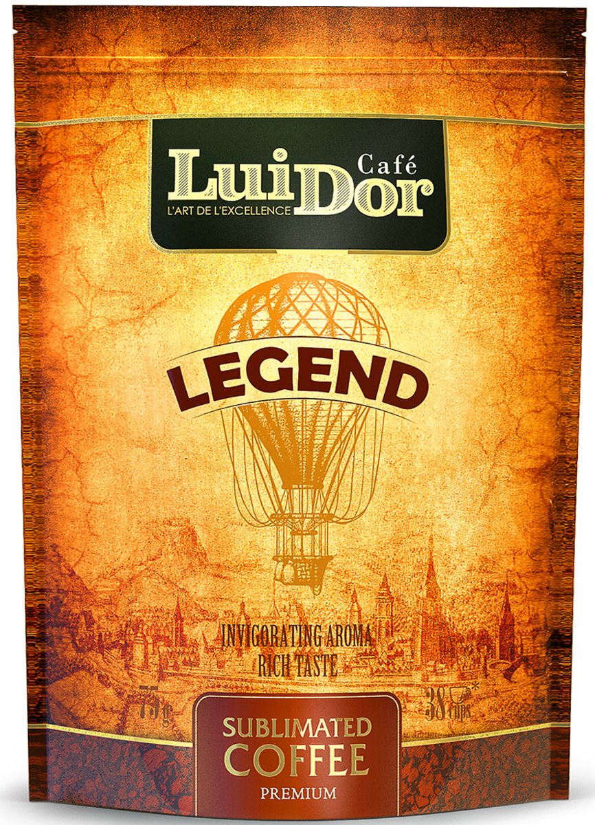 Luidor Legend кофе растворимый сублимированный, 75 г