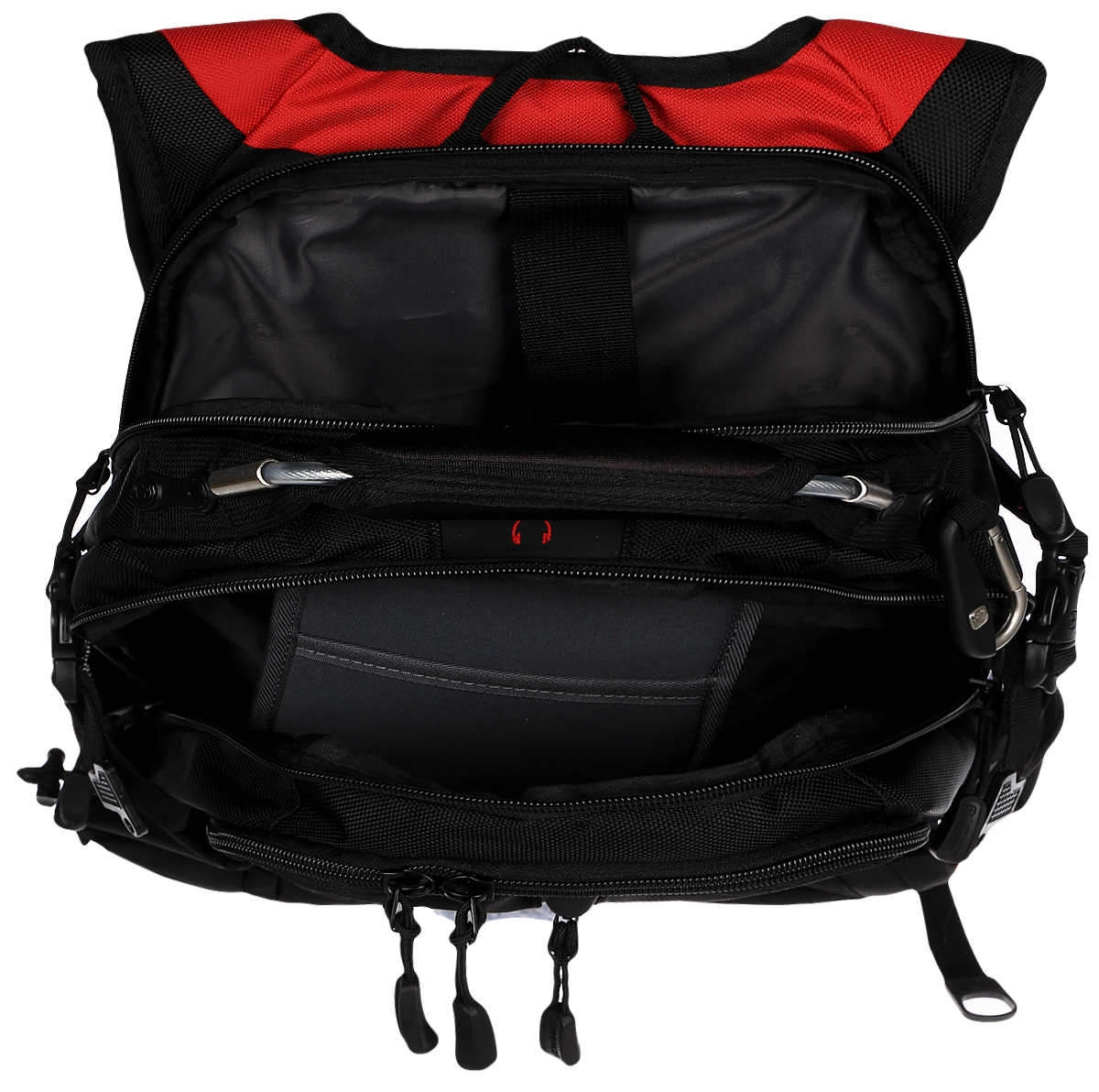 фото Рюкзак Wenger "Large Volume Daypack", цвет: черный, красный, 50 х 36 х 17 см, 30 л