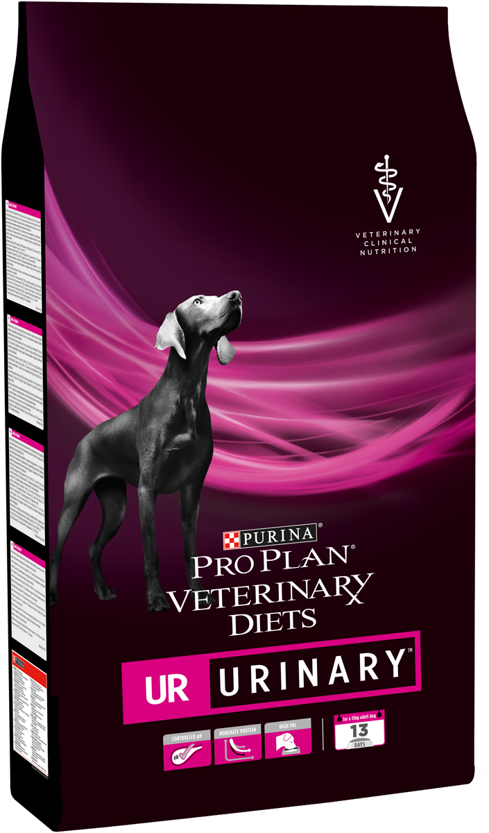 Корм сухой Pro Plan "Veterinary Diets. UR", для собак, при мочекаменной болезни, 3 кг