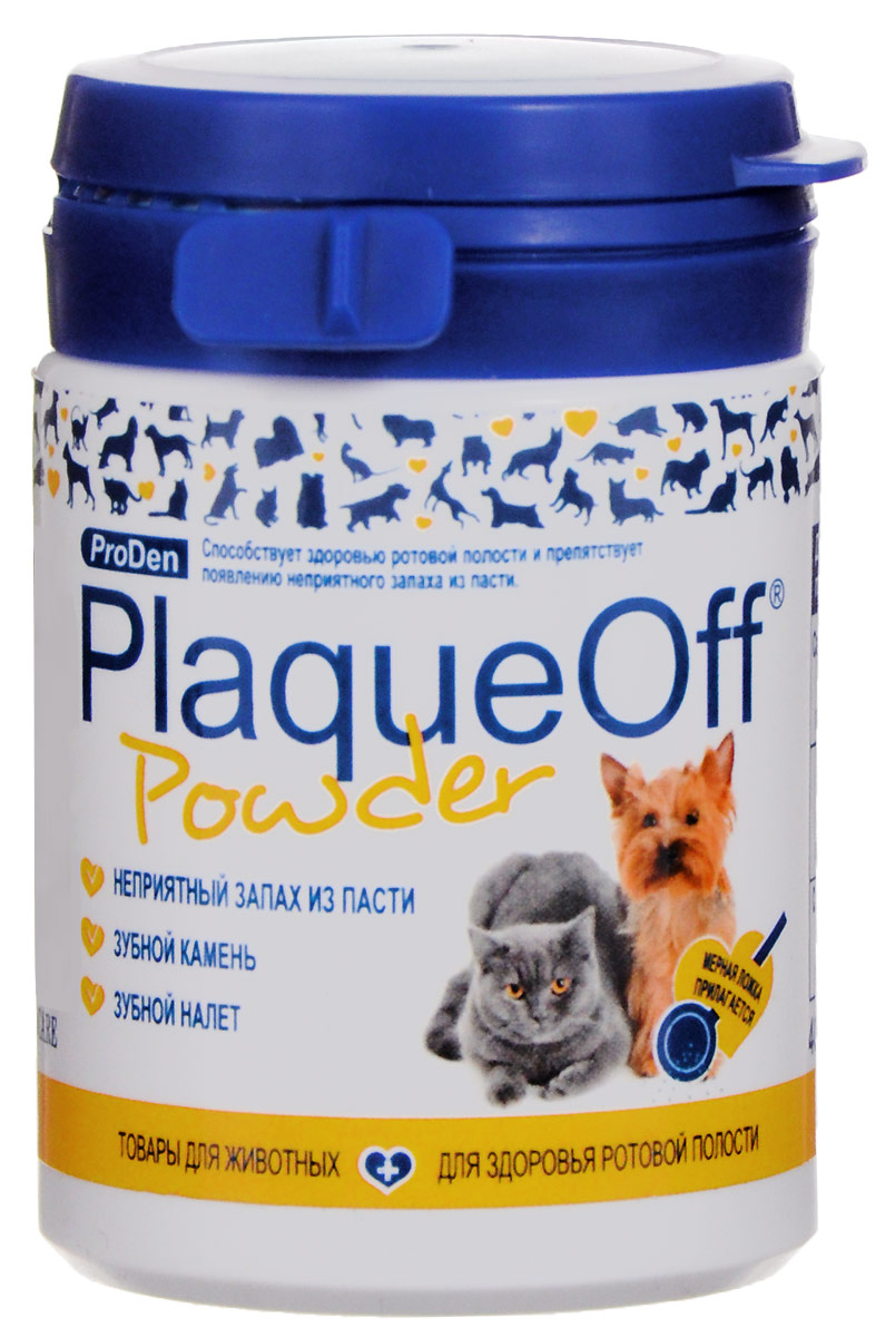 фото Средство для профилактики зубного камня ProDen "PlaqueOff", для кошек и собак, 40 г