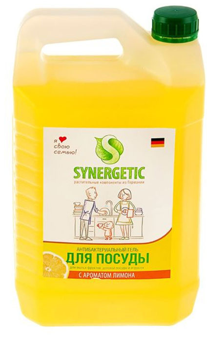 Синергетик 5 л купить. Synergetic средство для мытья посуды лимон, 5л. Synergetic 500ml д/посуды лимон. Синерджетик для посуды 5л лимон. Средство для посуды Floran лимон 5 л.