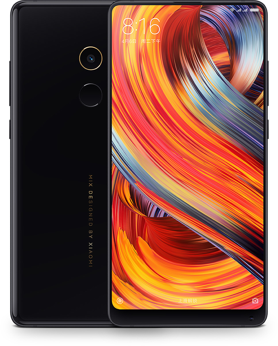 фото Смартфон Xiaomi Mi Mix 2, 64 ГБ, черный