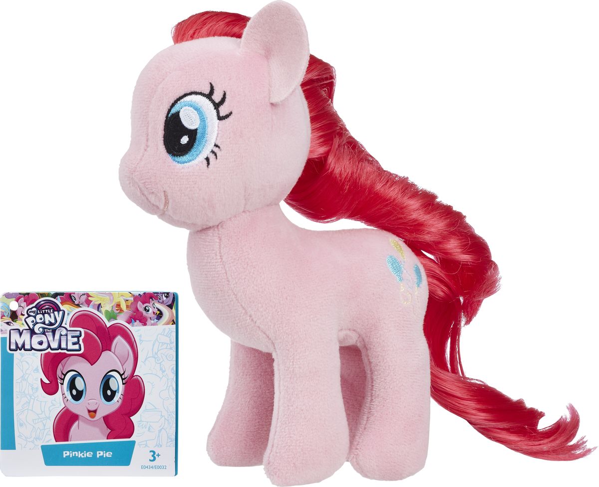 фото My Little Pony Мягкая игрушка Пони с волосами Pinkie Pie 19 см