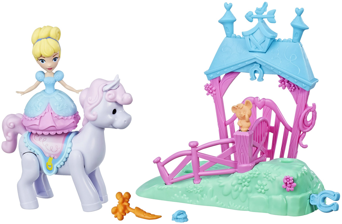 фото Disney Princess Игровой набор Cinderella's Pony Ride Stable