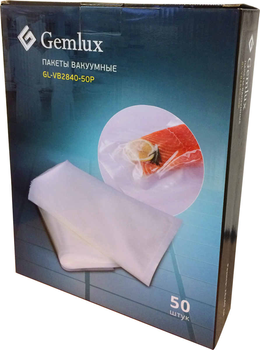 фото Пакеты для вакуумного упаковщика Gemlux, GL-VB2840-50P, 28 x 40 см, 50 шт