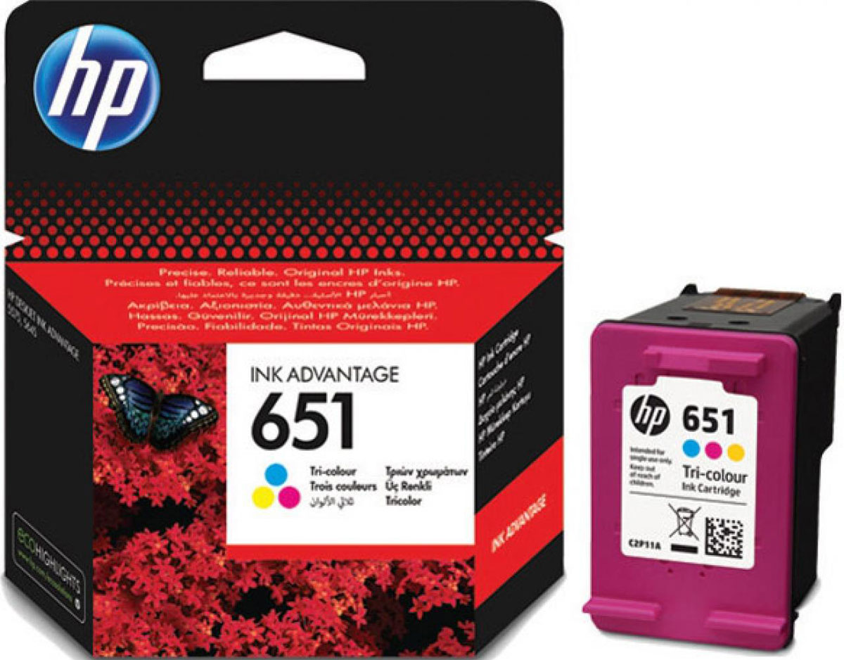 HP C2P11AE (651), Color картридж для HP DeskJet Ink Advantage 5645/5575