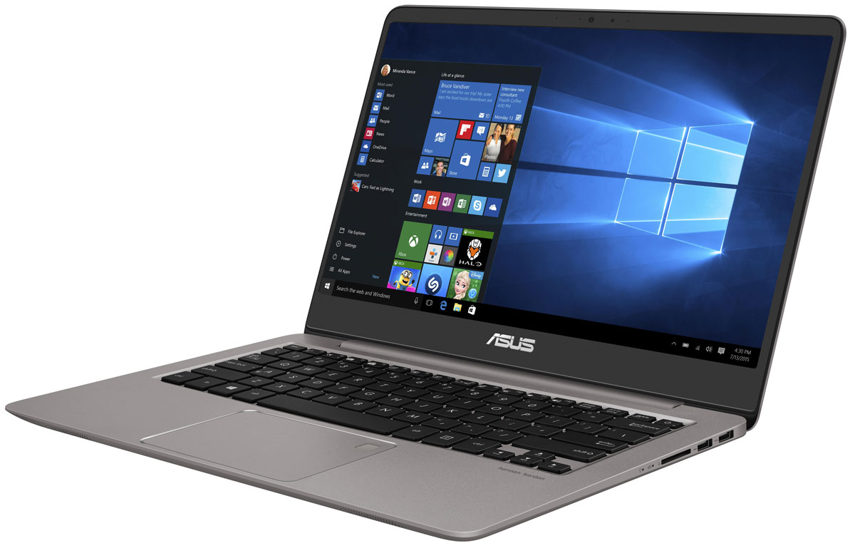 фото Ноутбук ASUS ZenBook UX410UF, 90NB0HZ3-M03840, 14", серый