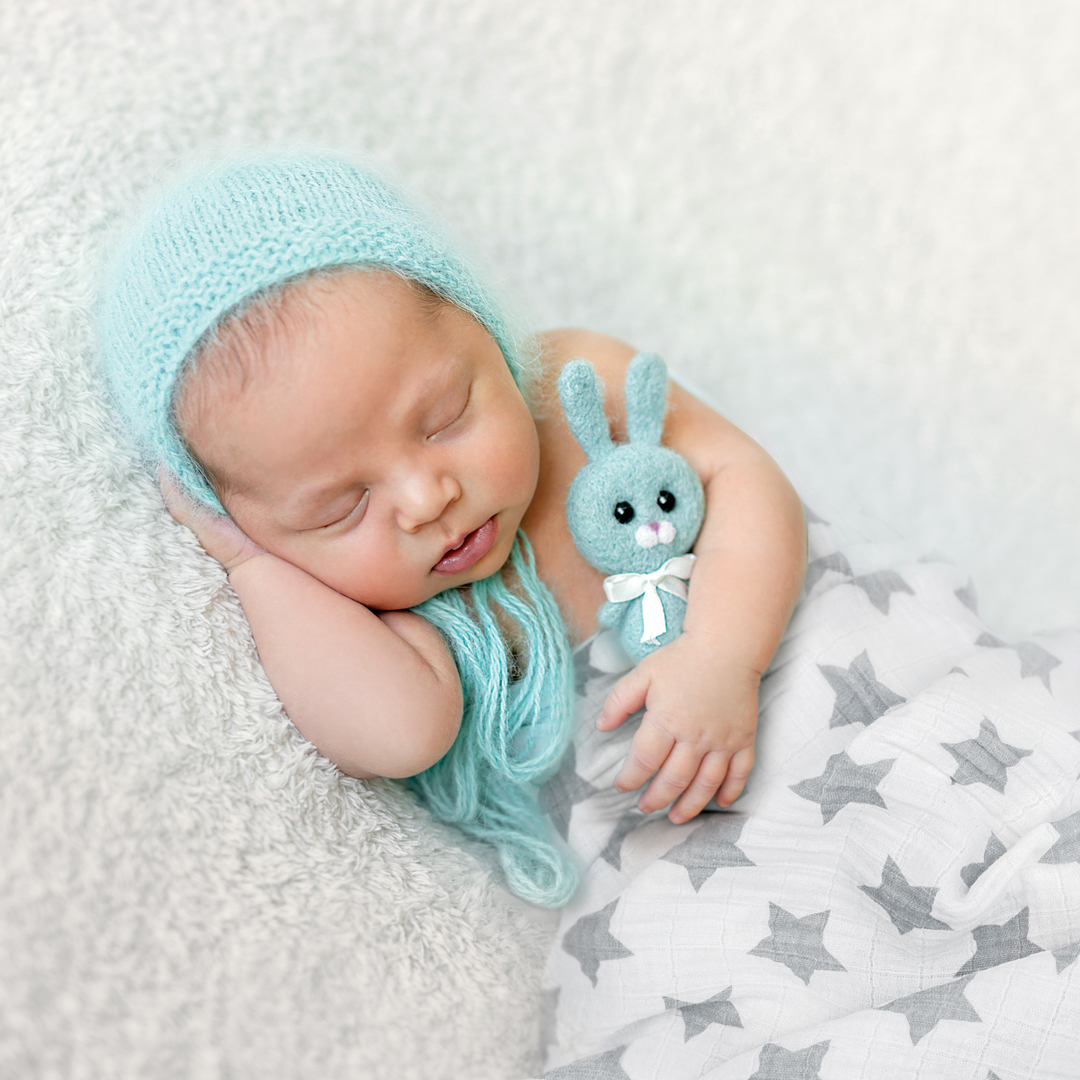 фото Пеленка текстильная детская "Happy Baby", цвет: белый, серый, 130 x 130 см. 90016