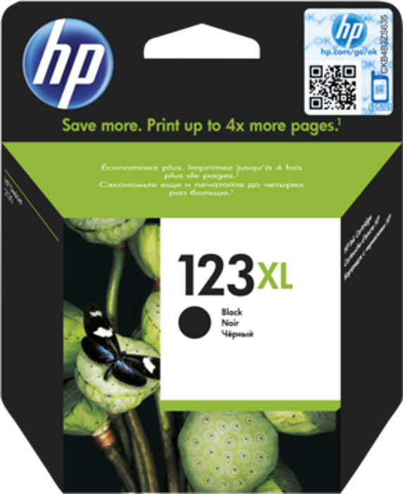 фото HP 123XL (F6V19AE), Black картридж для HP DeskJet 2130/2630/3639