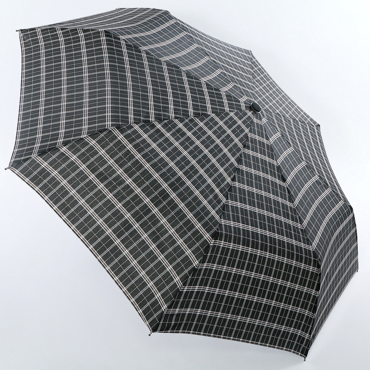 фото Зонт мужской Magic Rain, автомат, 3 сложения, цвет: черный, белый, темно-коричневый. 7022-1701