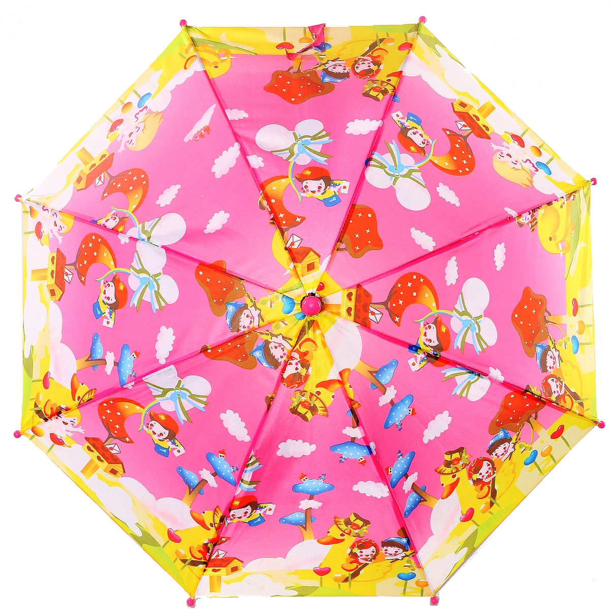 Зонт Artrain арт.1651-08_розовый, желтый, белый, светло-розовый, желтый