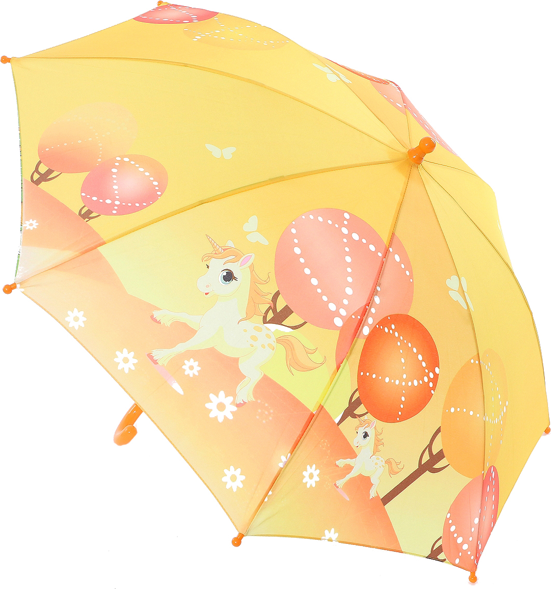 Зонт Artrain арт.1651-10_желтый, рыжий, белый, оранжевый, желтый