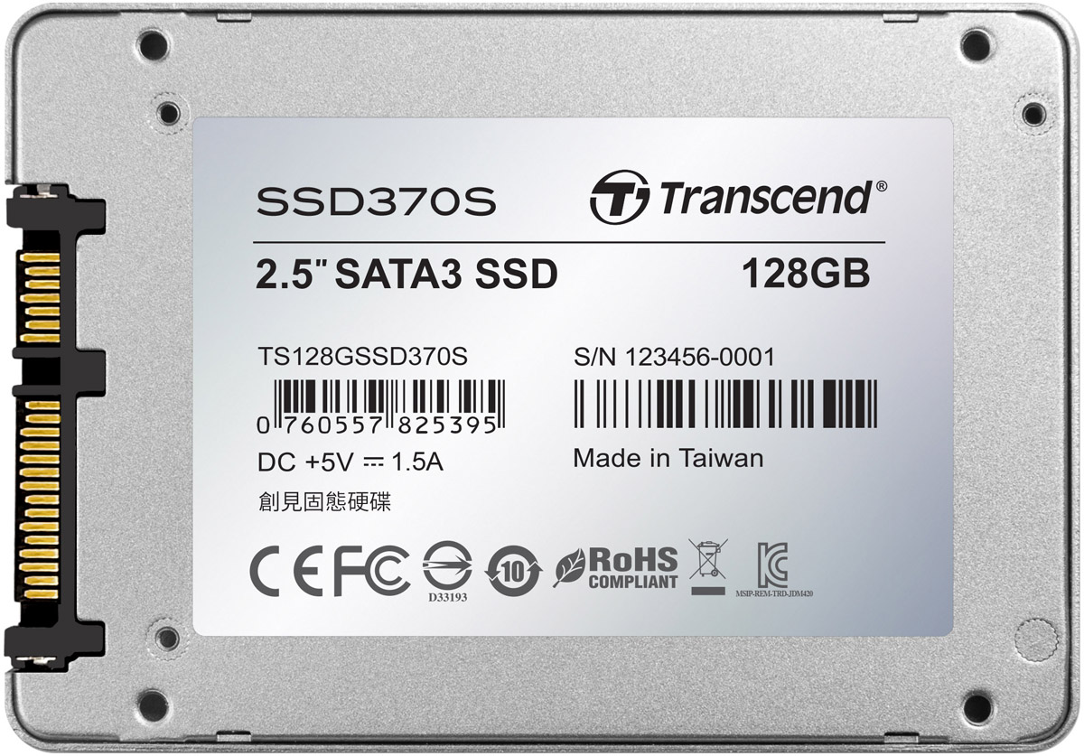 фото SSD диск Transcend SSD370S 128GB (TS128GSSD370S)