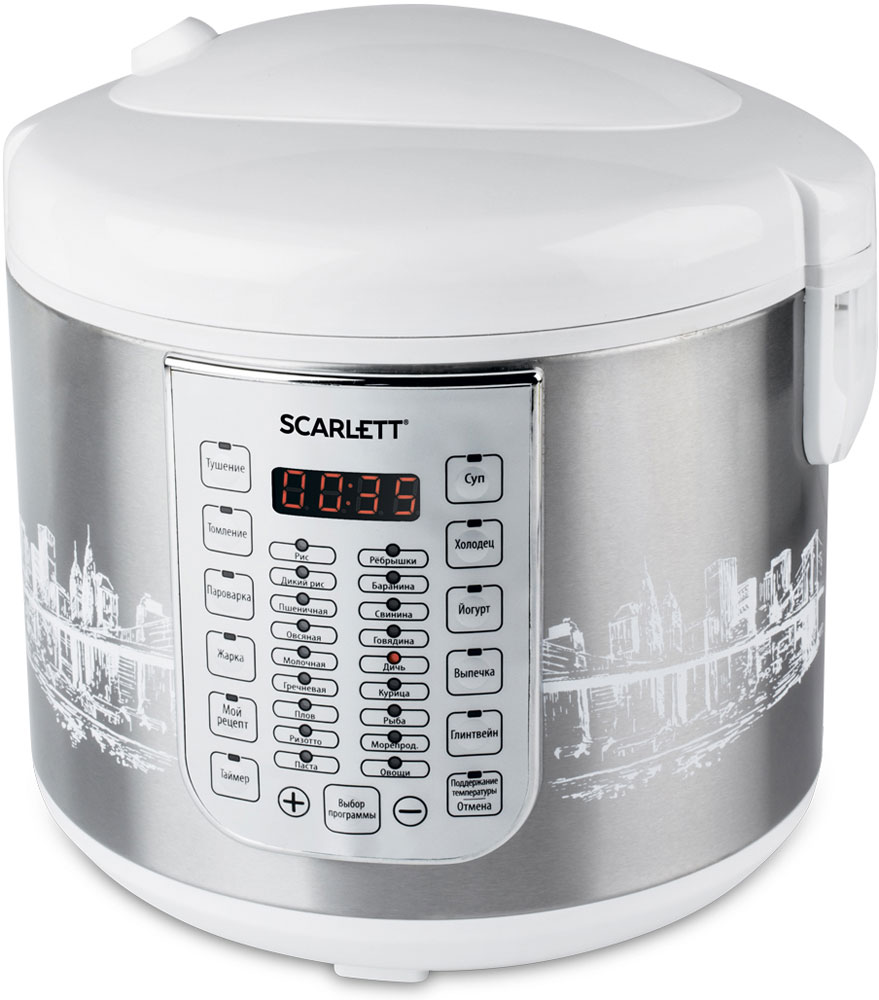 Мультиварка Scarlett SC-MC410S21, SC-MC410S21, покрытие Антипригарное ...