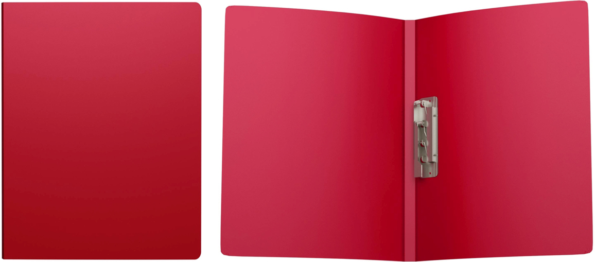 Папка с боковым зажимом ErichKrause Classic, A4, красный