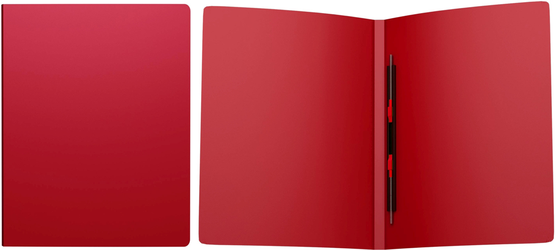Папка-скоросшиватель ErichKrause Classic, с пружинным механизмом, A4, красный