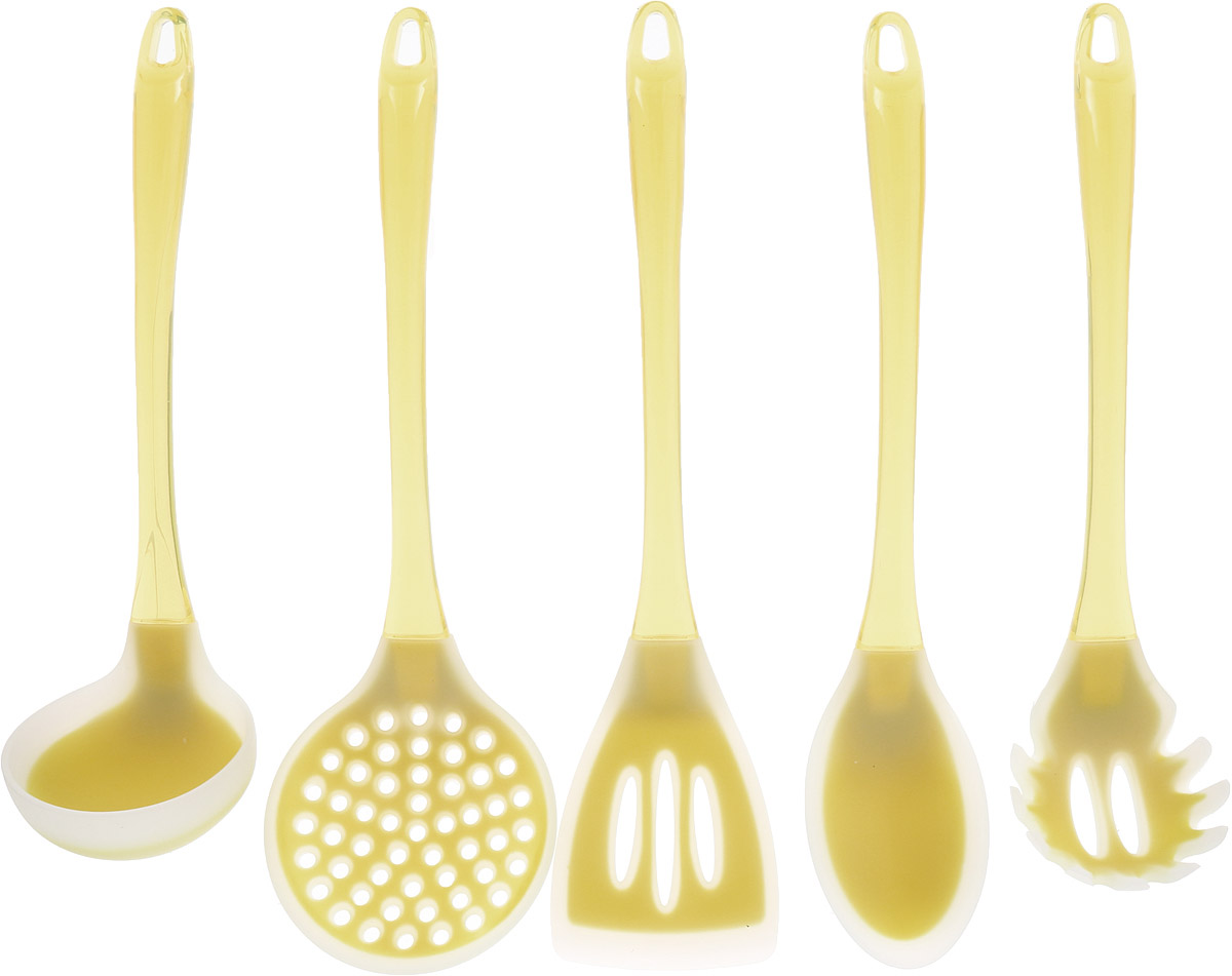 фото Набор кухонных принадлежностей "Mayer & Boch", цвет: салатовый, желтый, 6 предметов