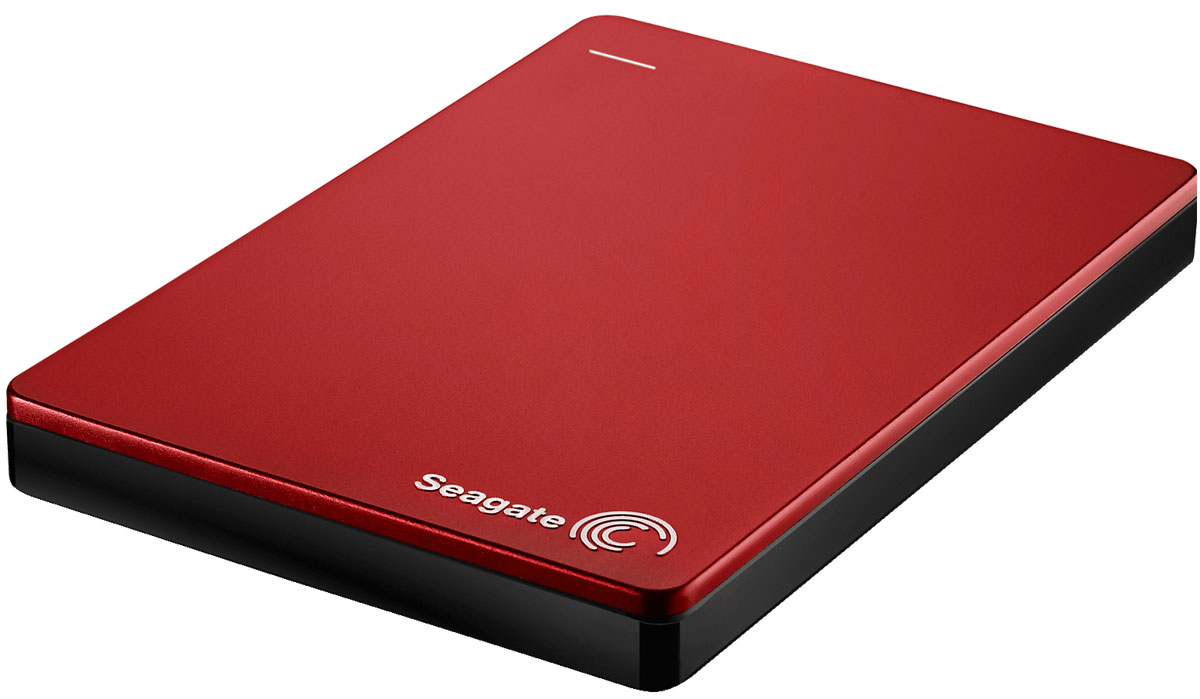 фото Портативный внешний жесткий диск Seagate HDD 2 TB Backup Plus Slim, 2.5, USB 3.0, красный