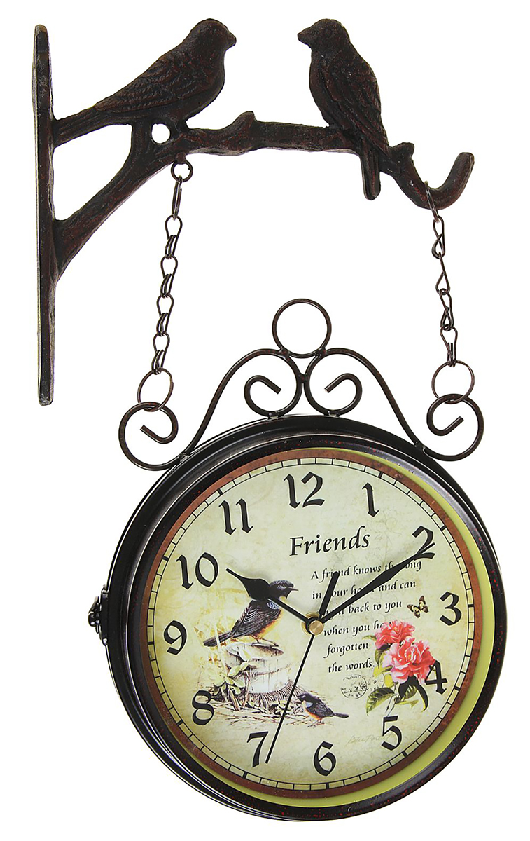фото Часы настенные двойные "Friends", 24 х 40 см