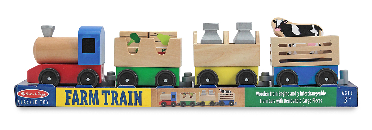 melissa and doug cargo train