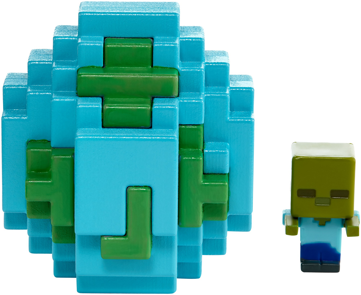 Minecraft Мини-фигурка в яйце цвет голубой FMC85