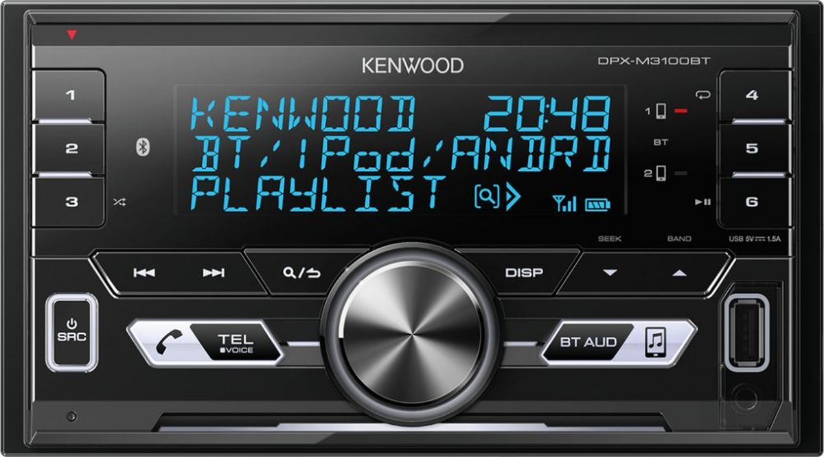 фото Kenwood DPX-M3100BT автомагнитола